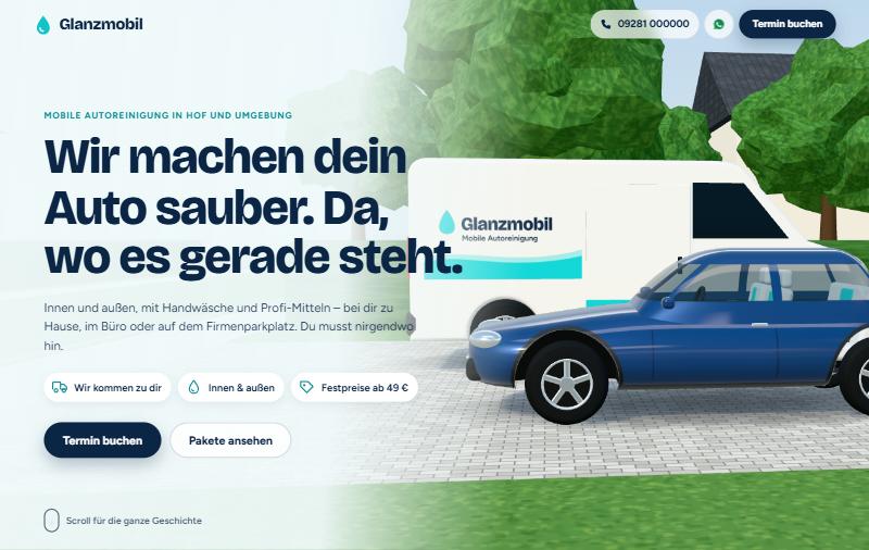 Startseite von Glanzmobil